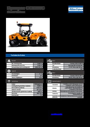 Kombinované válce Dynapac CC 5200 C