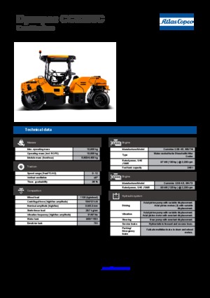 Kombinované válce Dynapac CC 5200 C