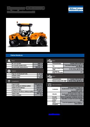 Kombinované válce Dynapac CC 5200 C