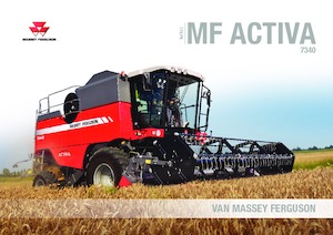 Sklízecí mlátičky Massey Ferguson Activa 7340