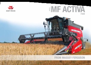 Sklízecí mlátičky Massey Ferguson Activa 7344