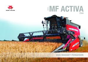 Sklízecí mlátičky Massey Ferguson Activa 7344