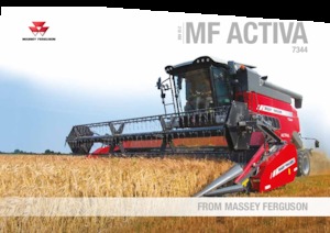 Sklízecí mlátičky Massey Ferguson Activa 7344