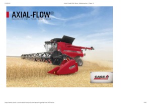 Sklízecí mlátičky Case IH Axial Flow 9250