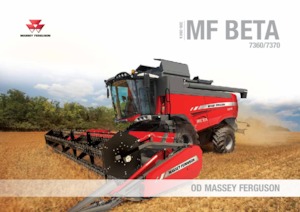 Sklízecí mlátičky Massey Ferguson Beta 7370