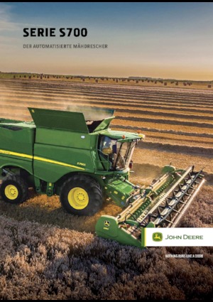 Sklízecí mlátičky John Deere S770