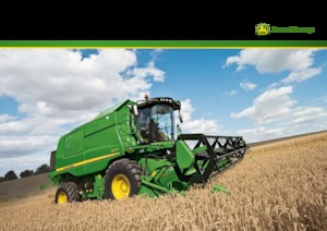 Sklízecí mlátičky John Deere W 550 i