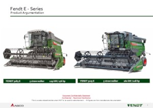 Sklízecí mlátičky Fendt 5220 E