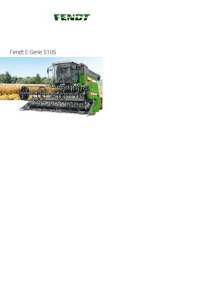 Sklízecí mlátičky Fendt 5185 E