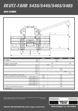 Sklízecí mlátičky DEUTZ-FAHR 5445 H