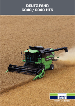 Sklízecí mlátičky DEUTZ-FAHR 6040 C HTS