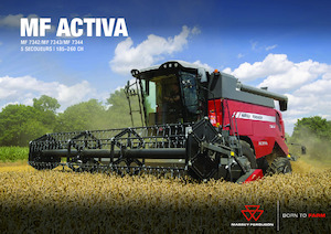 Sklízecí mlátičky Massey Ferguson Activa 7343-MCS