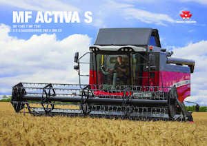 Sklízecí mlátičky Massey Ferguson Activa S 7347