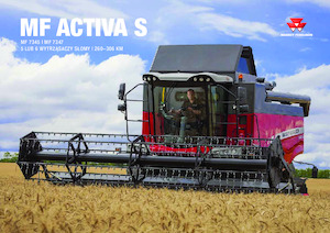 Sklízecí mlátičky Massey Ferguson Activa S 7347