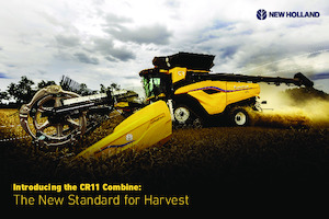 Sklízecí mlátičky New Holland CR11 Track