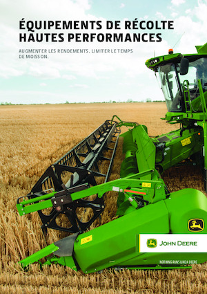 Sklízecí mlátičky žací lišty John Deere 622X 