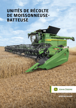 Sklízecí mlátičky žací lišty John Deere RDF35