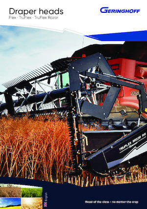 Sklízecí mlátičky žací lišty Geringhoff TruFlex 40