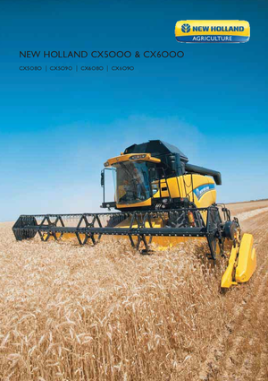 Sklízecí mlátičky New Holland CX 6090 Laterale