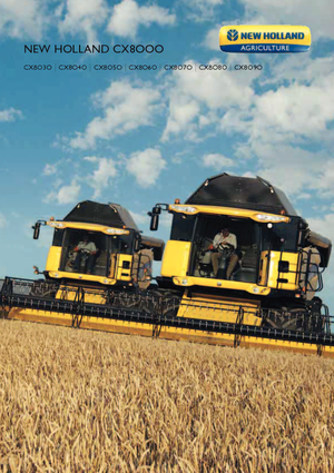 Sklízecí mlátičky New Holland CX 8060