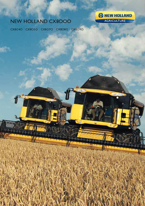 Sklízecí mlátičky New Holland CX 8090 SCR