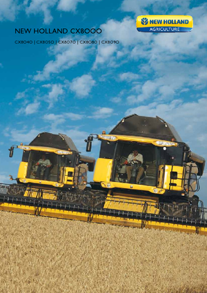 Sklízecí mlátičky New Holland CX 8090 SCR