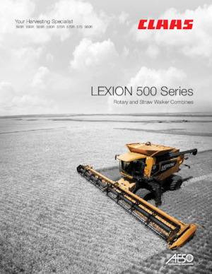 Sklízecí mlátičky Claas Lexion 580R