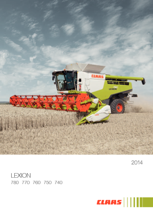Sklízecí mlátičky Claas Lexion 740