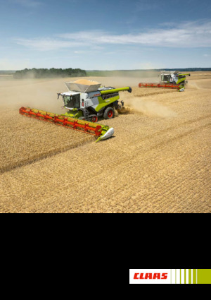 Sklízecí mlátičky Claas Lexion 8600  
