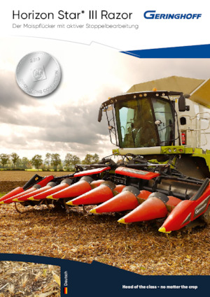 Sklízecí mlátičky sklízeče kukuřice Geringhoff HSIII 800 FB