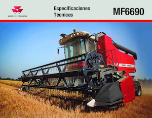 Sklízecí mlátičky Massey Ferguson MF 6690