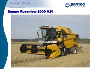 Sklízecí mlátičky Sampo Rosenlew SR 2065 Spezial