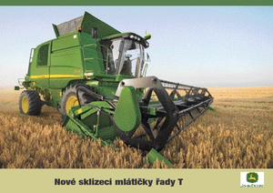 Sklízecí mlátičky John Deere T 670 i