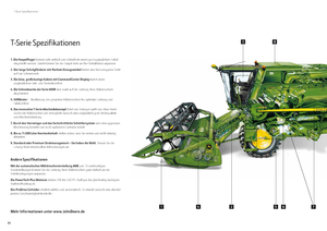 Sklízecí mlátičky John Deere T 660