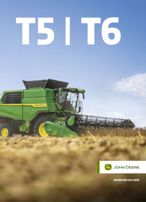 Sklízecí mlátičky John Deere T6 700  