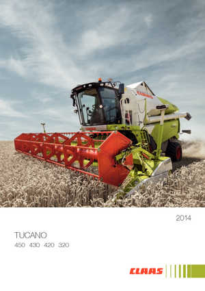 Sklízecí mlátičky Claas Tucano 420