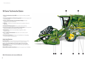 Sklízecí mlátičky John Deere W 650