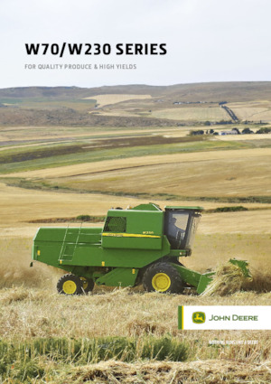 Sklízecí mlátičky John Deere W230