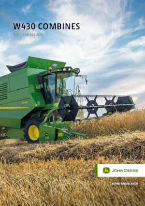 Sklízecí mlátičky John Deere W430