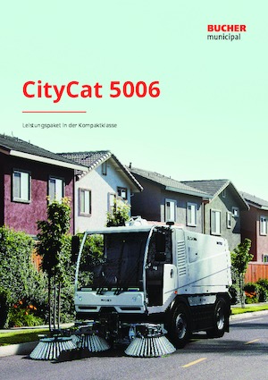 Kompaktní zametače Bucher-Schörling CityCat 5006