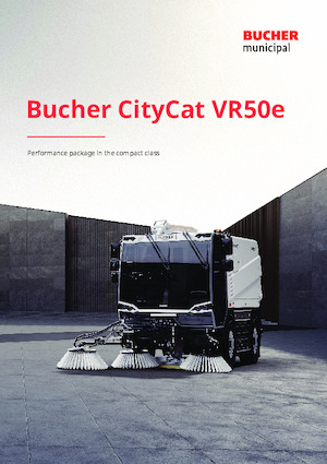 Kompaktní zametače Bucher-Schörling CityCat VR50e