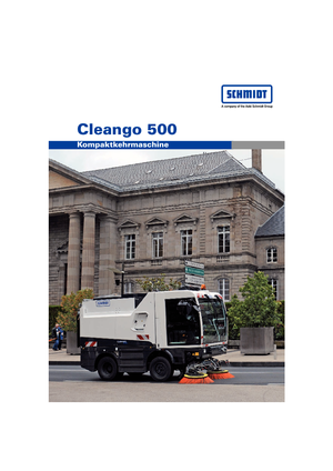 Kompaktní zametače Schmidt Cleango 500