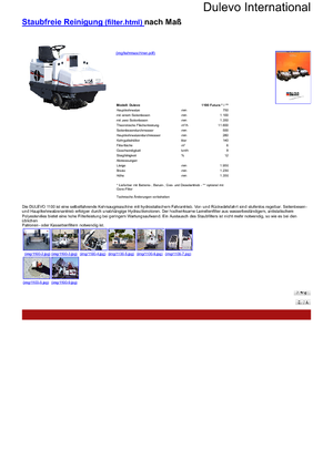 Kompaktní zametače Dulevo Dulevo 1100 Futura DL