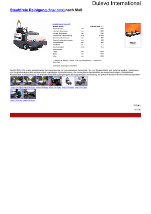 Kompaktní zametače Dulevo Dulevo 1750/100 Elite EH