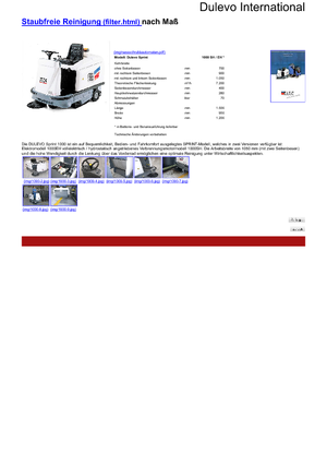 Kompaktní zametače Dulevo Dulevo Sprint 1000 EH