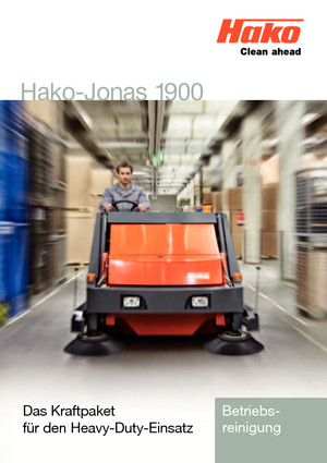 Kompaktní zametače Hako Jonas 1900 V