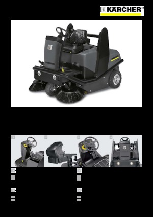 Kompaktní zametače Kärcher KM 120/150 R LPG 2 SB