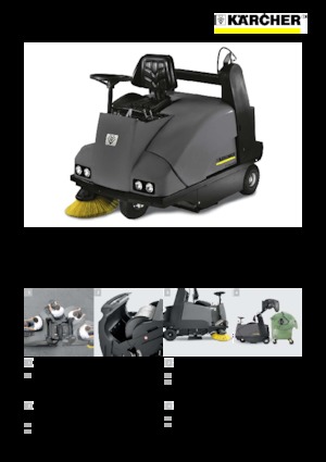 Kompaktní zametače Kärcher KMR 1250 BAT Pack