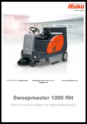 Kompaktní zametače Hako Sweepmaster D 1200 RH