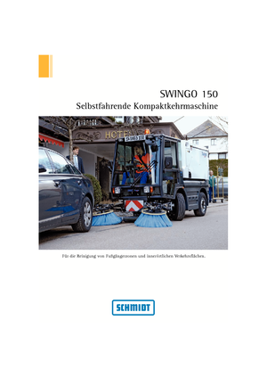 Kompaktní zametače Schmidt Swingo 150